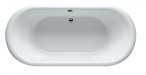 RIHO Oval Badewanne Seth 180x86cm we