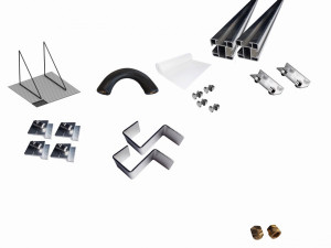 Thermic Energy Montagepaket 1er Erweiterung FK253 Flachdachaufst&auml;nderung 20Grad