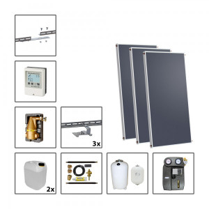 Solarbayer Silversun Solarpaket 3 Fl&auml;che m2: Brutto 6,06 / Apertur 5,49