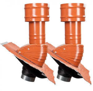 Dimplex Sono Flexrohr Paket SFP AF W, 2x Au&szlig;enwandgitter