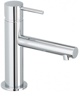 Herzbach WT Einlochbatt Design New Mini f kleinen WT ohne Ablgrt chr