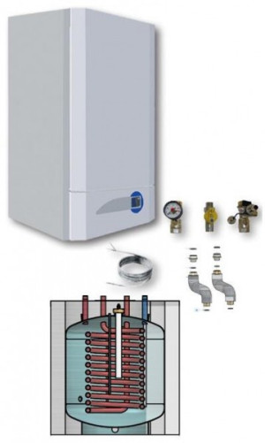 INTERDOMO Gas Brennwert Paket US 120 15 kW