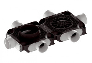 MAICO Luftverteiler doppelt MA-FDV6-90 6 Anschl&uuml;sse DN 90