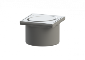 KESSEL Aufsatzst&uuml;ck Designrost Oval, V4A, L 15