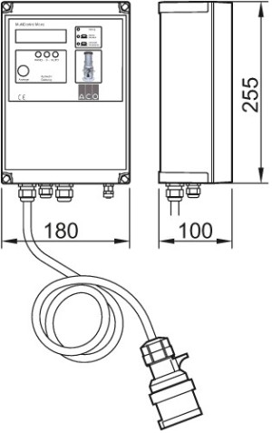 ACO Schaltger&auml;t Multi Control Mono f&uuml;r Muli Max F Mono Anlage