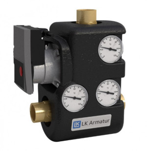 LK Armatur LK 810 R&uuml;cklaufanhebung Wilo 55 Grad C Rp1 m.R&uuml;ckschlag
