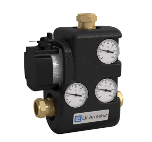 LK Armatur LK 810 R&uuml;cklaufanhebung Grundfos 55 Grad C 28mm m.R&uuml;ckschlag