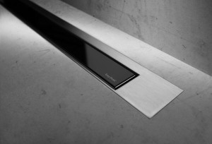 ESS Duschrinne Modulo TAF Design Z-3 Matt, 90 cm, glass schwarz