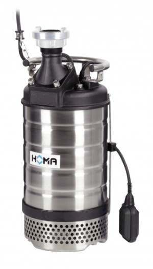 HOMA Motorumflutete Baupumpe mit Schwimmer HBP512 DA