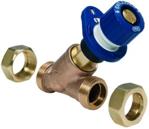 Honeywell Strangregulierventil Kombi 3+ Au&szlig;engewinde, Rotguss DN 32