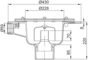 ACO Bodenablauf Wal Selecta DN 100 o GV m PDF mit Anstrich