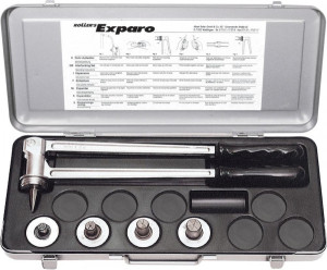 Rohraufweiter-Set Exparo Cu 12-15-18-22-28 Roller Roller