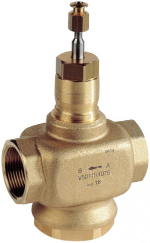 Honeywell Durchgangsventil V5011R Rotguss, PN 16 DN 15, kvs Wert 2,5