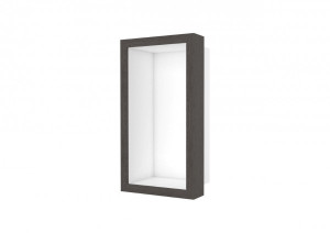 ESS Wandnische W-BOX Niche Wei&szlig; Rahmen: Oak - Wenge, 150x300x100