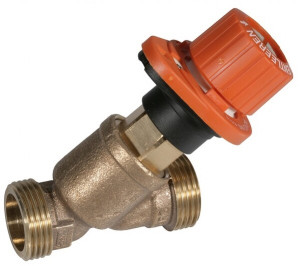 Honeywell Drosselventil ALWA Kombi 4 2 x Au&szlig;engewinde Rotguss DN 32 1 1/2"