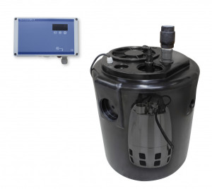 Calpeda Sole-Hebeanlage SHA220-10, 230V mit Tauchpumpe GXVLM 25-10 in AISI 316L