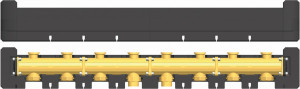 PAW Modulverteiler DN 25 4-fach F 1" x 1" IG isoliert
