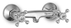 Herzbach Zweigriff Brausebatterie Anais Brauseanschluss 1/2" chr gold