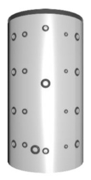 Vliesisolierung JH/S/SS silber, 130mm f Typ 1250