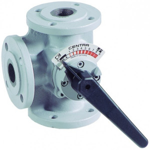 Honeywell Dreiwege Flanschenmischer DR GG 20, grau, PN 6, DN 50, kvs Wert 40,0