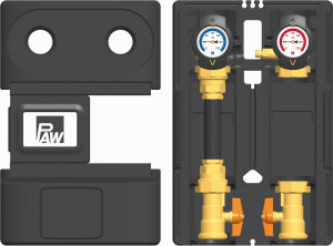 PAW HeatBloC K31 DN 25 WMZ direkt A=125 mm vorbereitet f&uuml;r WMZ-Montage