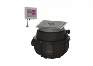 KESSEL Hebeanlage Aqualift S Compact Tronic, GTF 1200, Bodenplatte, schwarz