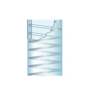 ewuaqua iWater Metal-Flex 60mm, 30 m PVC-Spiralsaug- und Druckschlauch