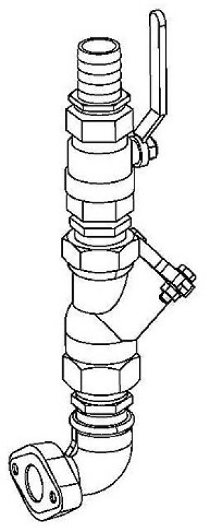 Grundfos Druckrohrleitung MOG vormontiert, 1 1/2"