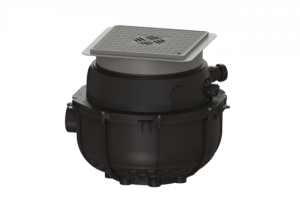 KESSEL Hebeanlage Aqualift S Compact Mono, GTF 1200, Bodenplatte, schwarz