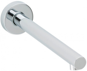 Herzbach Wandauslauf Design New 1/2" Auslauf 210mm chr