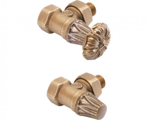 Retroventil mit Rundkopf 1/2" Set Anthrazit
