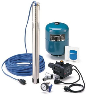 Grundfos Wasserversorgungspaket SQ 3 40 mit Pumpe