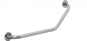AS Winkelgriff 135 Grad Edelsta. 1.4301 500 x 300 mm, D=32 poliert, links