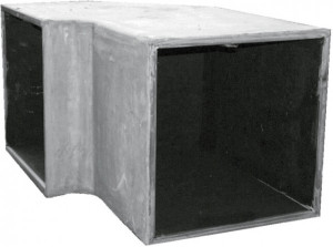 Wolf Luftkanal Bogen 90Gr DN 600x600mm