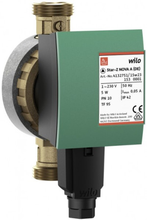 Wilo Hocheffizienzpumpe Star Z NOVA SmartHome Rp 1/2" 138mm