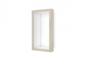 ESS Wandnische W-BOX Niche Wei&szlig; Rahmen: Oak - Weisgewaschen, 150x300x100