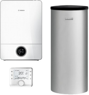Junkers Bosch Systempaket Condens 9000iW GCWE02, GC9000iW 30E, 29 kW, wei&szlig;