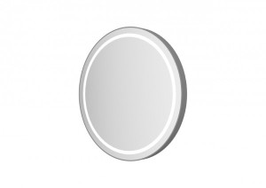 ESS Spiegel Mirror Iseo Rund Anthrazit 100 cm, Leiste