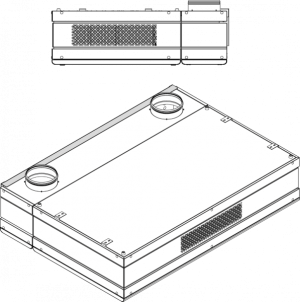 Blauberg CIVIC EC D1BE 500 S21 Einzelrauml&uuml;ftung