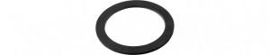 STEDO Sp&uuml;lkastenring 50x56x6,5 mm Schwarz GU, f. Geberit