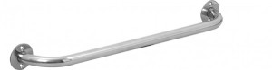 AS Badetuchhalter Edelstahl 1.4301 600 mm, mit 2-Loch-Befestigungsplatte