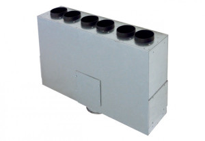MAICO Luftverteiler aus Blech MF-BV75-125-6 6 Anschl&uuml;sse