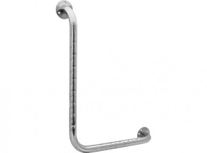 AS Winkelgriff 90 Grad Edelstahl 1.4301 450 x 600 mm, D=32 poliert, rechts