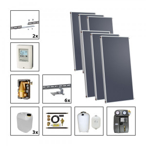Solarbayer Silversun Solarpaket 6 Fl&auml;che m2: Brutto 12,12 / Apertur 10,98