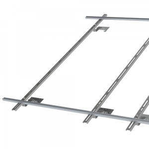 Aufdachmontageset f&uuml;r Plus2,86W Z f&uuml;r 1 Kollektor