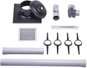 Junkers Bosch Abgaspaket AZB 650/1 Schacht, d= 80mm und 100mm