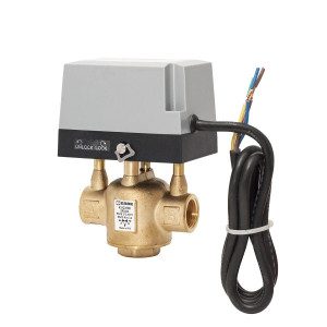 ESBE 3-Wege Zonenventil ZRS234 DN20, Kvs4.6, G3/4", 230VAC, 2-Pkt.