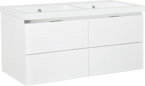 WTU+Mineralguss-WT EPIC wei&szlig; matt 4 Ausz&uuml;ge 1210x580x510mm