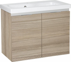 WTU+Keramik-WT EOLA L&auml;rche hellbraun 2 T&uuml;ren 610x580x380mm