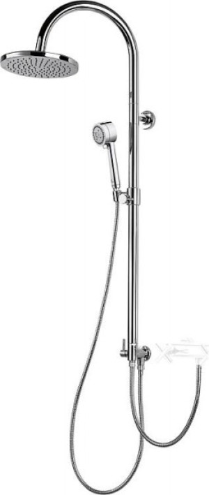 Brausesystem Pure style two Cylindrica 3 Handbr. + d200 mm Kopfbrause